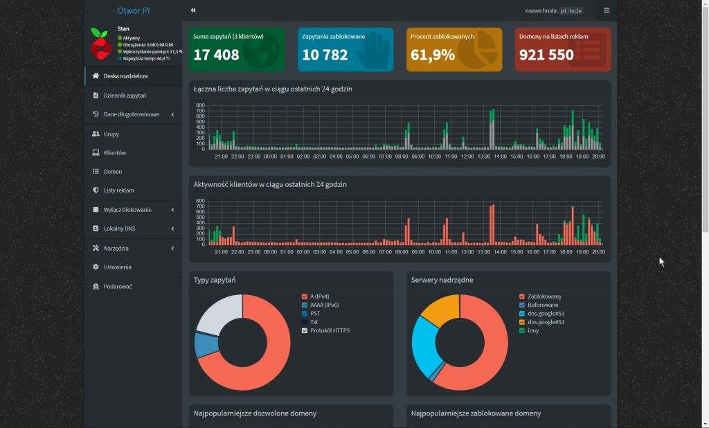 Pi-Hole Adbloker RaspberryPi