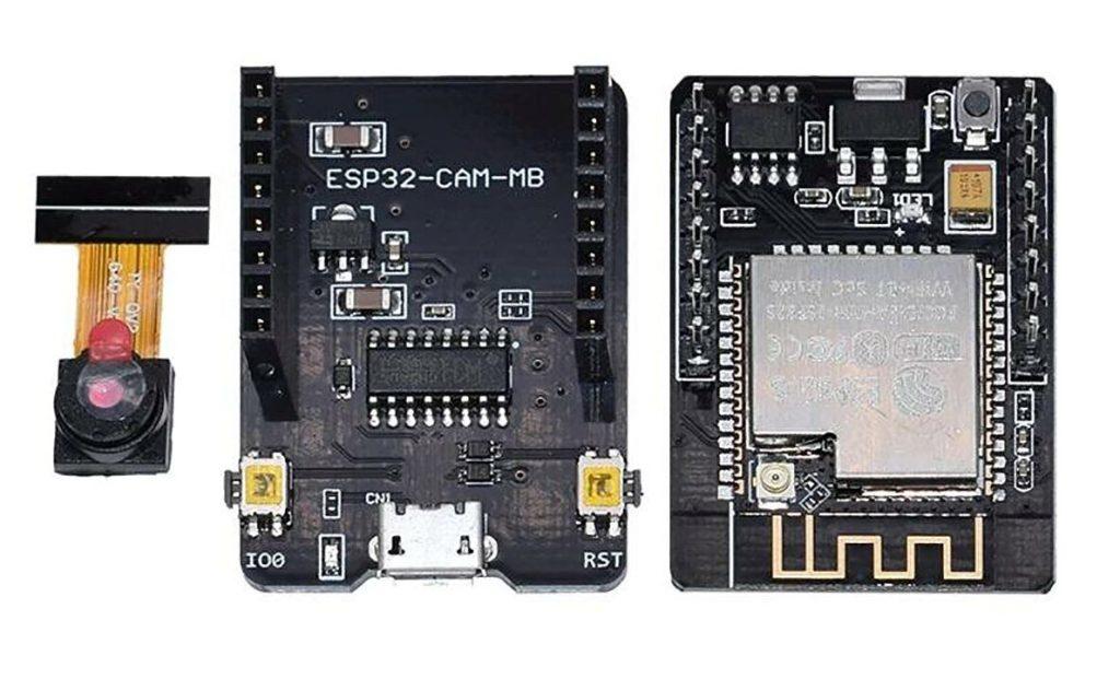 ESP32-CAM-MB monitoring nauka obserwacja