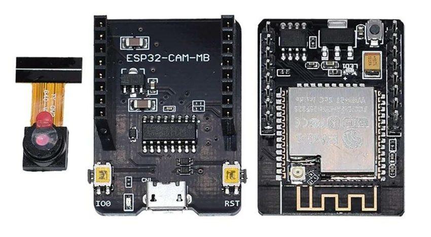 ESP32-CAM-MB monitoring nauka obserwacja