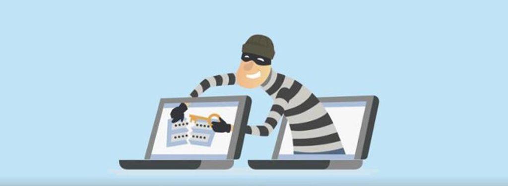 Phishing nowoczesny Cyber-złodziej