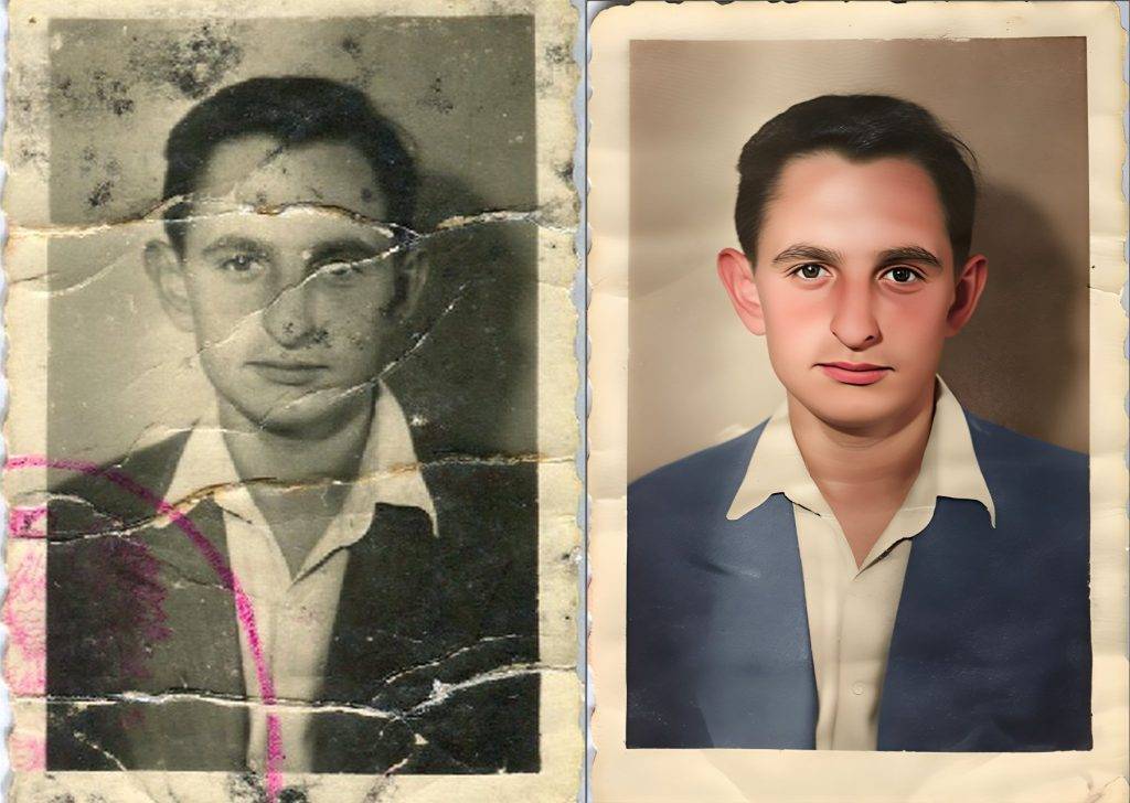 Naprawa, koloryzacja i retusz  starych fotografii