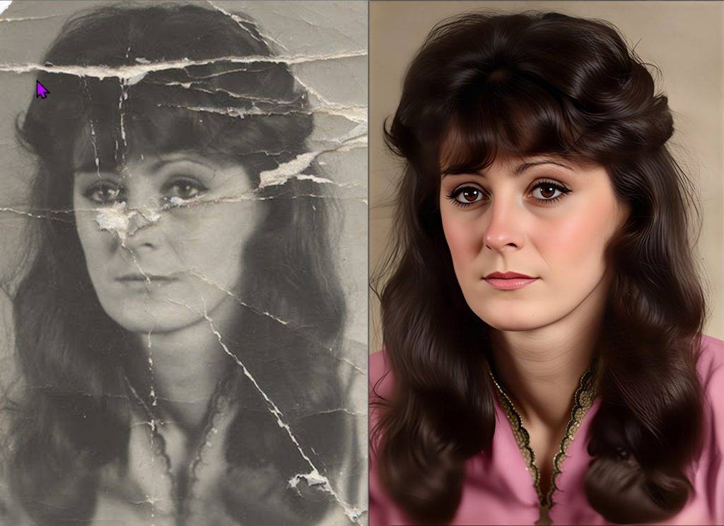 Naprawa, koloryzacja i retusz  starych fotografii